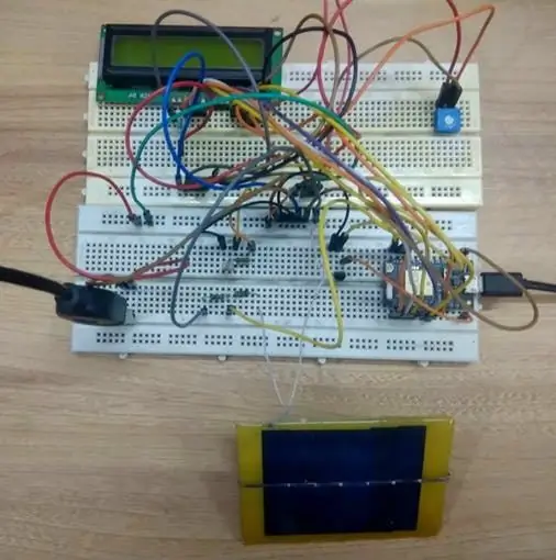 Monitering van sonpanele met behulp van deeltjiesfoton