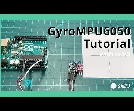 Gyrosensor MPU6050 mit "skiiiD" verwenden: 9 Schritte