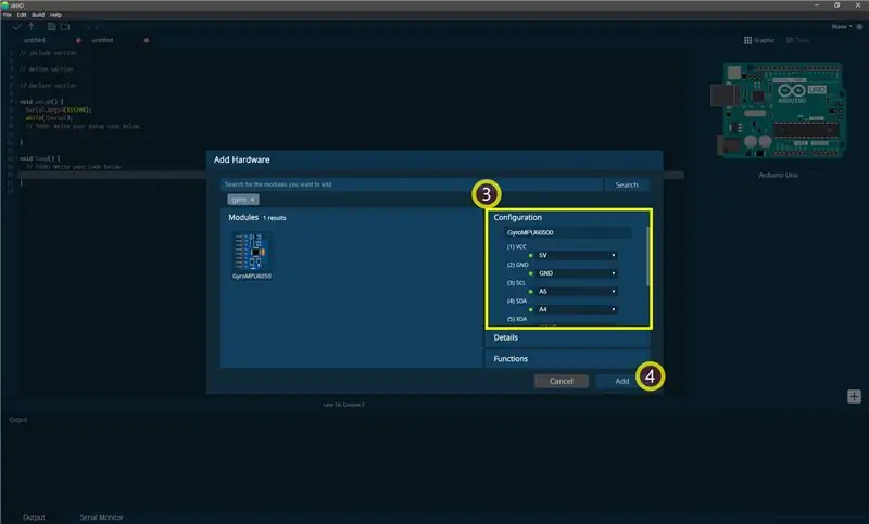 Indicació i configuració del pin