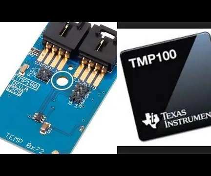 Raspberry Pi - TMP100 חיישן טמפרטורה חיישן פייתון הדרכה: 4 שלבים