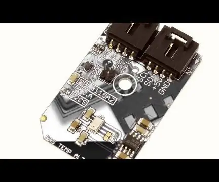 Particle Photon - MPL3115A2 Precision Altimeter Sensor Tutoriaal: 4 stappe