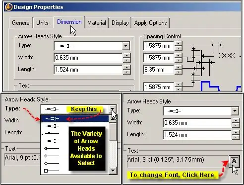 3D CAD - Dimension Properties - Dimensions Tab