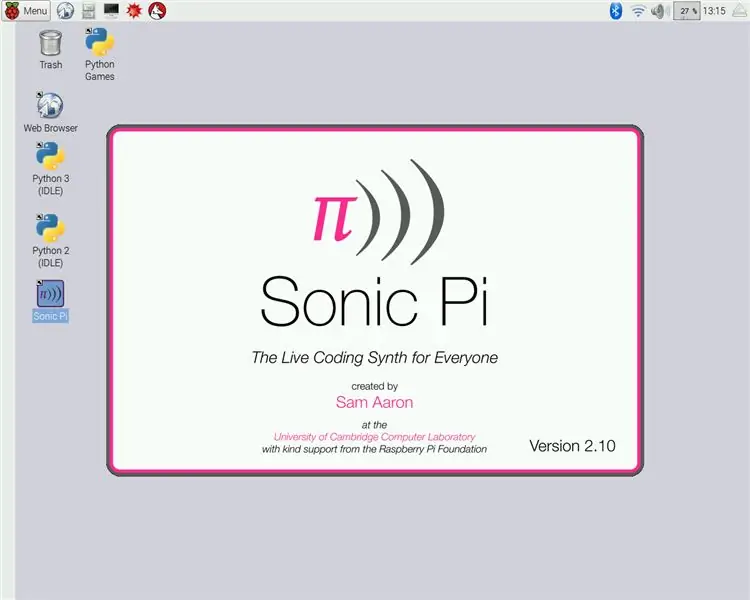 Sonic Pi açın