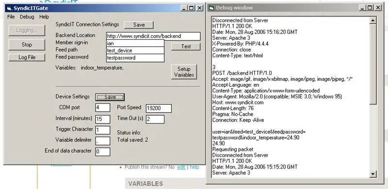 เริ่ม Loggin' Data