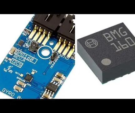 Interfície del sensor de giroscopi de 3 eixos BMG160 amb Raspberry Pi: 5 passos