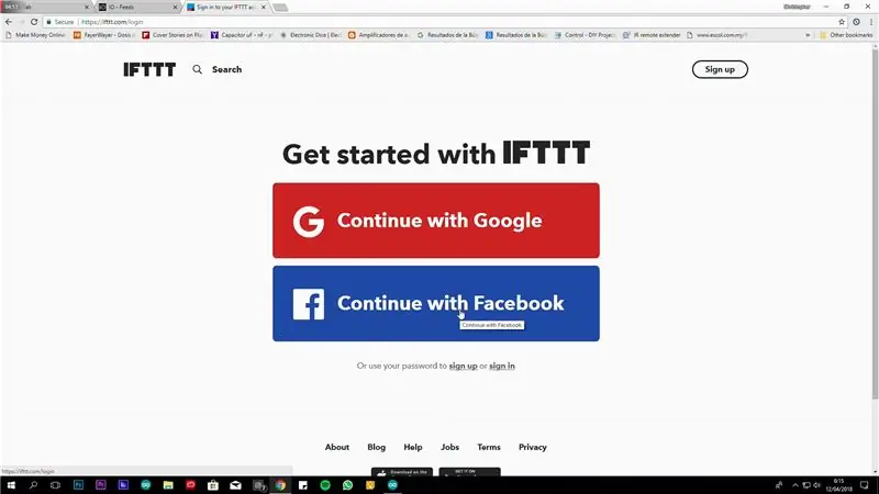 Membuat Pencetus dan Respons Dengan IFTTT