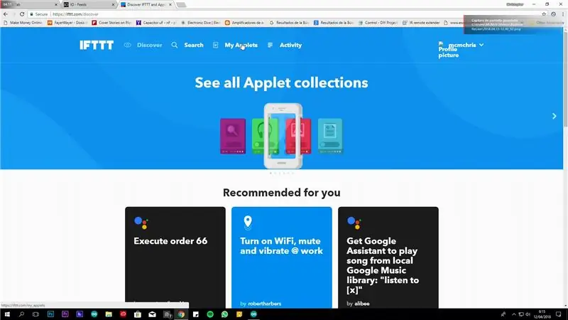 Membuat Pemicu dan Respons Dengan IFTTT