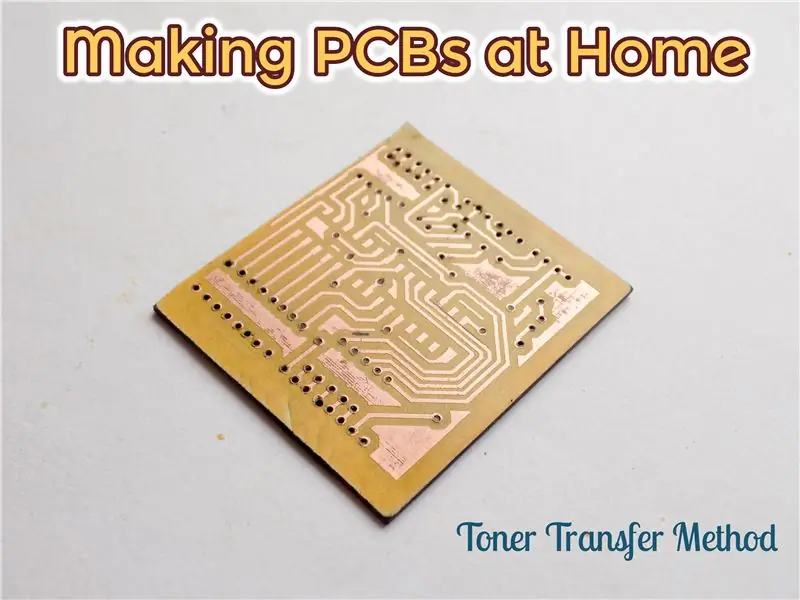 การทำ PCBs ที่บ้าน (วิธีการถ่ายโอนผงหมึก)