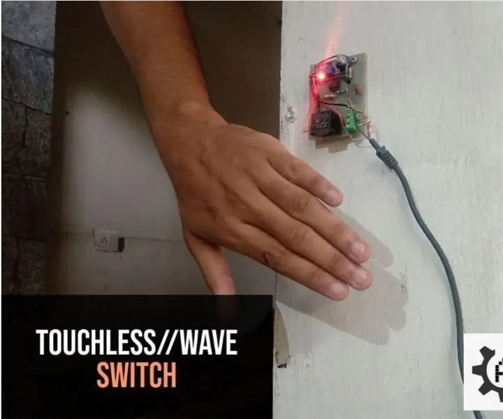 مفتاح WAVE SWITCH باستخدام مفتاح أقل باستخدام 555: 4 خطوات