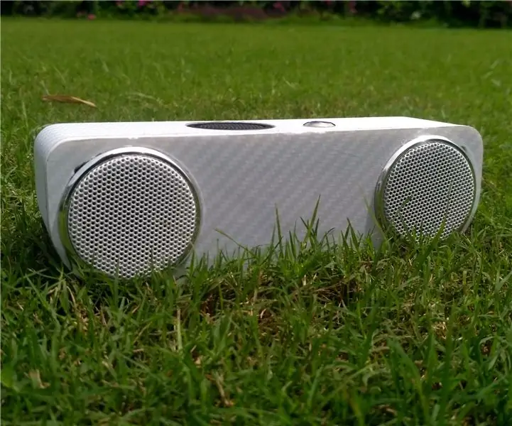 DIY 3D ΕΚΤΥΠΩΜΕΝΟΙ ΦΟΡΗΤΟΙ BLUETOOTH SPEAKERS: 14 βήματα (με εικόνες)