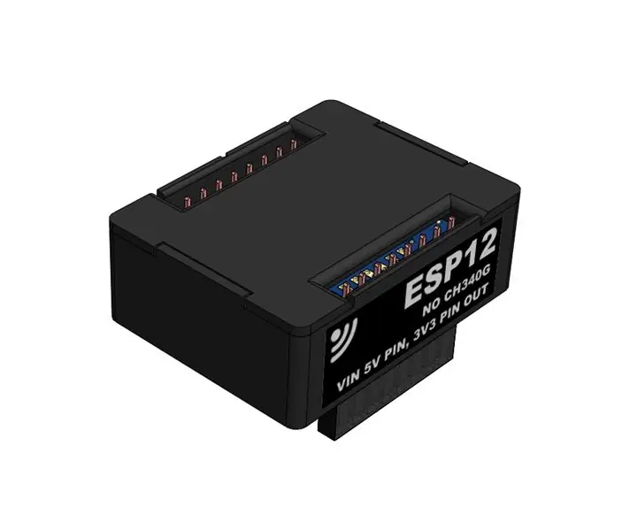 IOT123 - D1M ESP12 - Montagem: 7 etapas