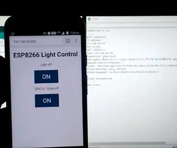 ESP8266-01 tinklalapis: 6 žingsniai