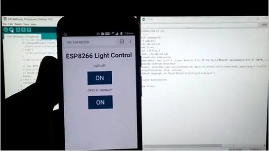 ESP8266-01 Veb səhifəsi