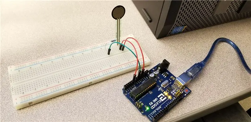 Tesztelje az FSR -t az Arduino segítségével