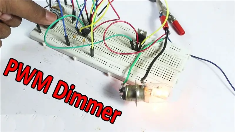 PWM DC motor i kontrola brzine i svjetla | DC Dimmer