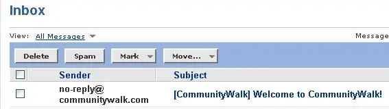 Pumunta sa Iyong Email Account upang Kumpletuhin ang Pagrehistro sa Account ng CommunityWalk