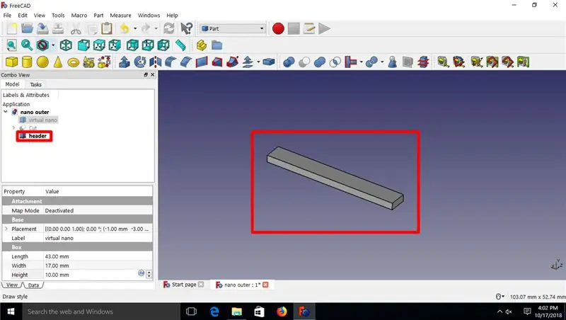 Creazione di fori per i pin dell'intestazione