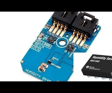 Mätning av temperatur och luftfuktighet med HDC1000 och Raspberry Pi: 4 steg