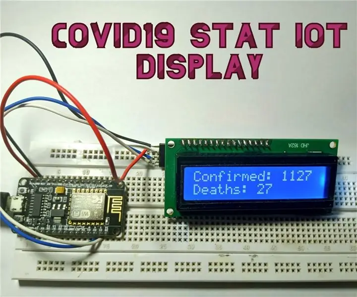 Covid19 Stat IoT Display: 5 trin