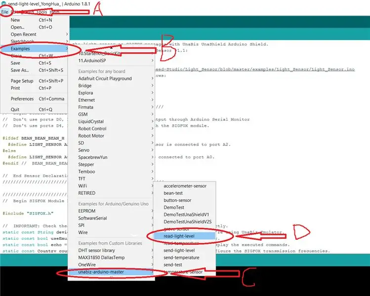 Настройка на Arduino