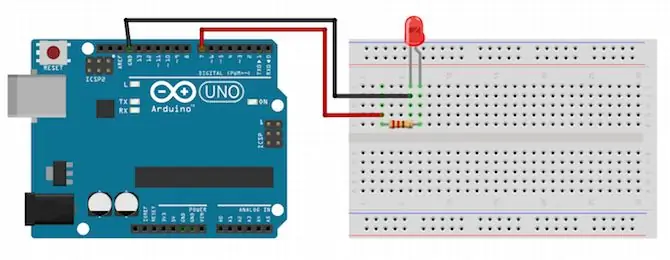 Arduino-rekenmachine met LED-uitgang