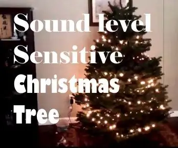 Arbre de Noël sensible au niveau sonore ambiant : 5 étapes