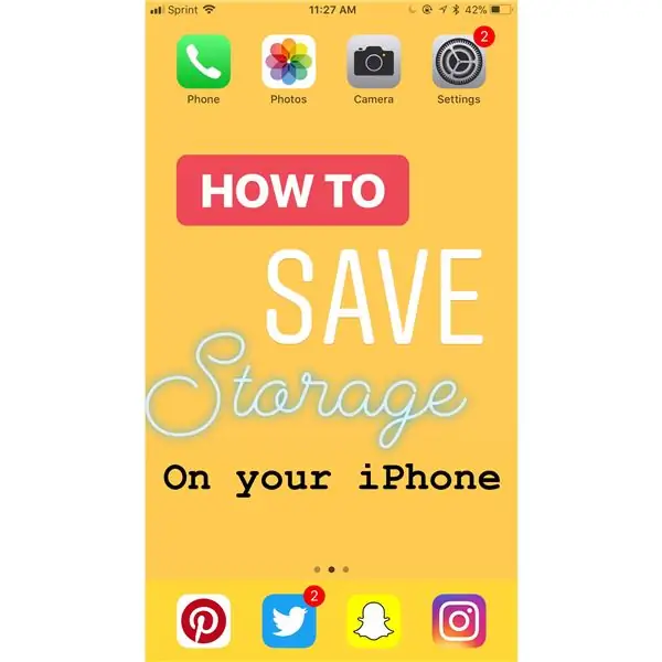 Hur man sparar lagring på din iPhone