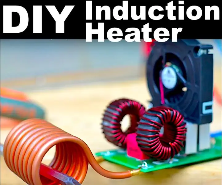 DIY Makapangyarihang Induction Heater: 12 Hakbang