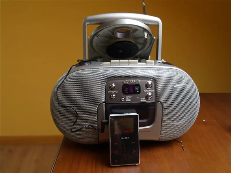 Συνδέστε ένα MP3 Player σε ένα Tape Player: 6 βήματα (με εικόνες)