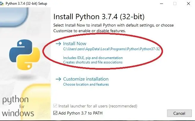 Установка Python