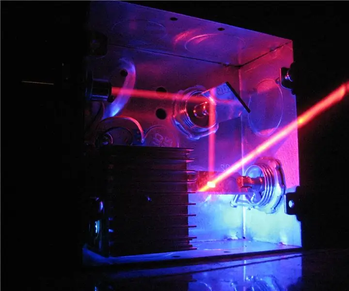 Laser Box Music Laser Light Show: 18 trin (med billeder)