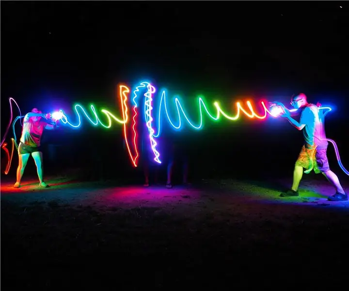 Beginnen Sie mit Light Painting (kein Photoshop): 5 Schritte (mit Bildern)