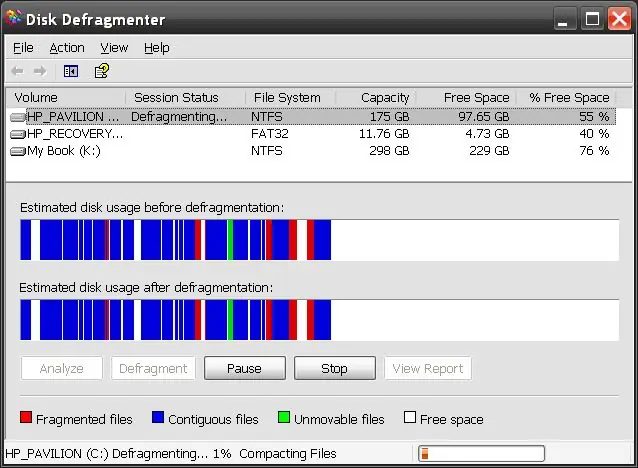 Automātiski defragmentēt: 6 soļi