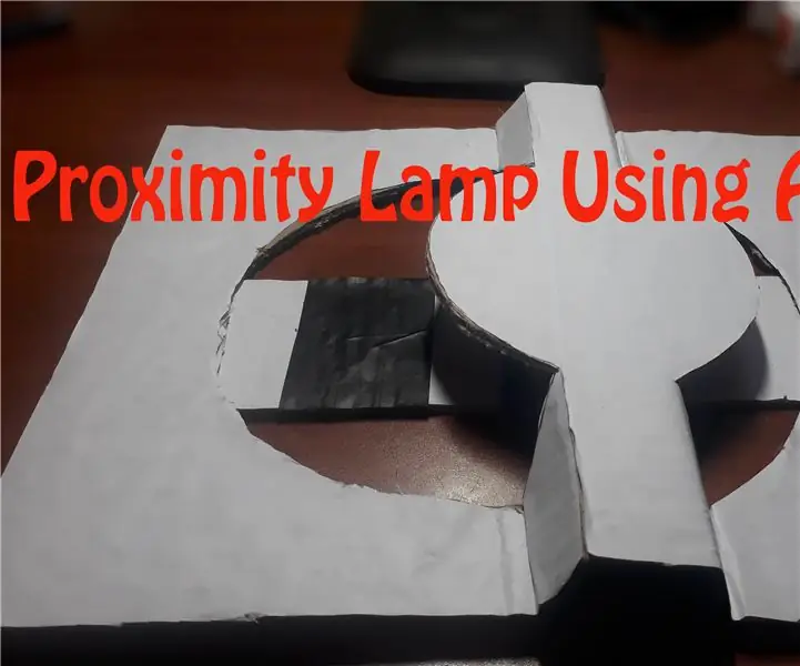 Proximity lampa pomocí Arduina: 7 kroků