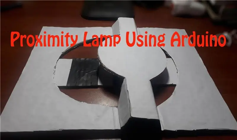 Proximity lampa využívající Arduino