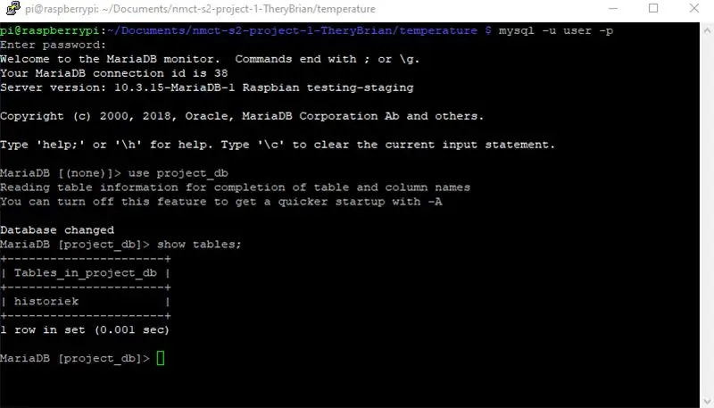 ایجاد پایگاه داده Mariadb