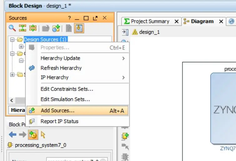 Տեղադրեք VHDL ռեսուրս