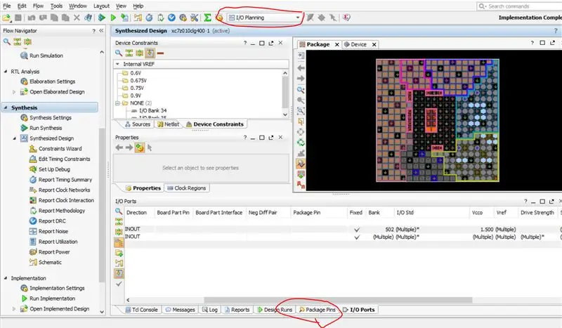 Sintez, Tətbiq və Bitstream Generation