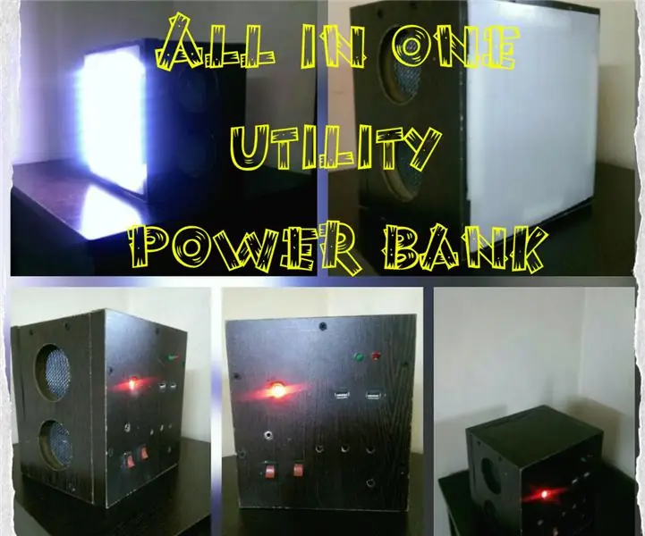 All in One Portable Utility Power Bank: 11 etapas (com imagens)