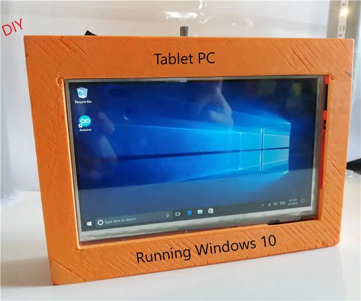 DIY Windows 10 ტაბლეტი: 8 ნაბიჯი (სურათებით)