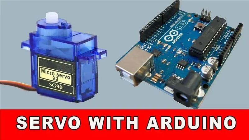 Arduino के साथ सर्वो मोटर को नियंत्रित करने का सुपर आसान तरीका