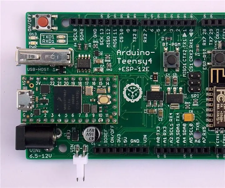 Arduino -Teensy4 vir Teensy 4.0 - Volledige samestelling: 10 stappe