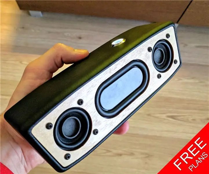 Portable Bluetooth Speaker (DAWB DAWB): 9 Kauj Ruam (nrog Duab)