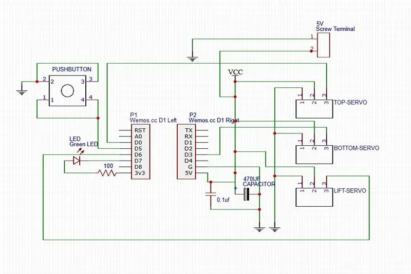 El circuit de la placa del controlador