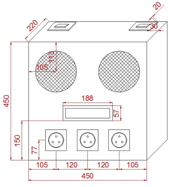 Caixa de música do rádio do carro + tomadas de parede