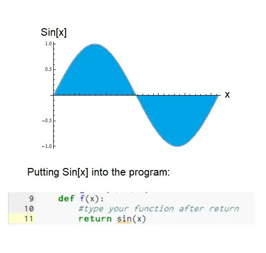 Kører programmet Del 2: Integrering af andre matematiske funktioner