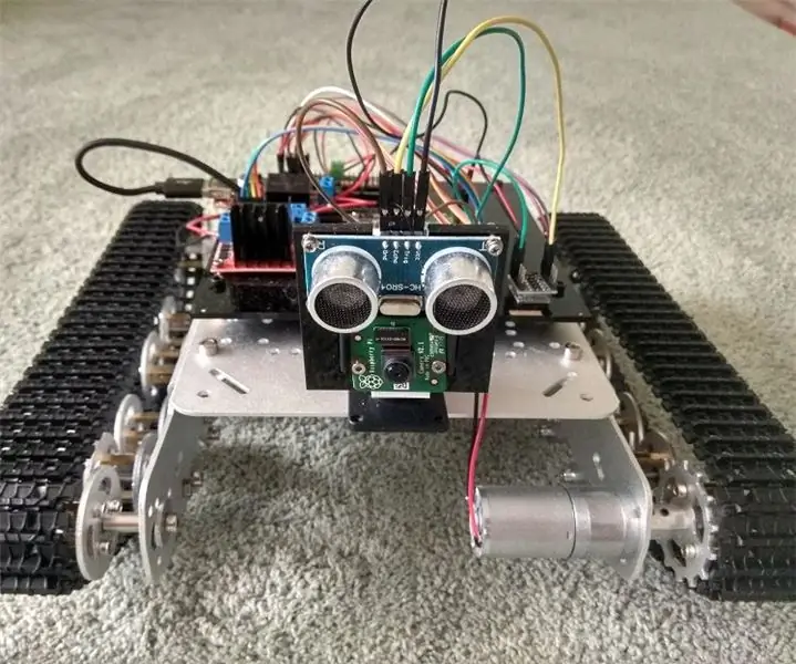 PiTanq - Robot-tank Cu Raspberry Pi și Python pentru a învăța AI: 10 pași