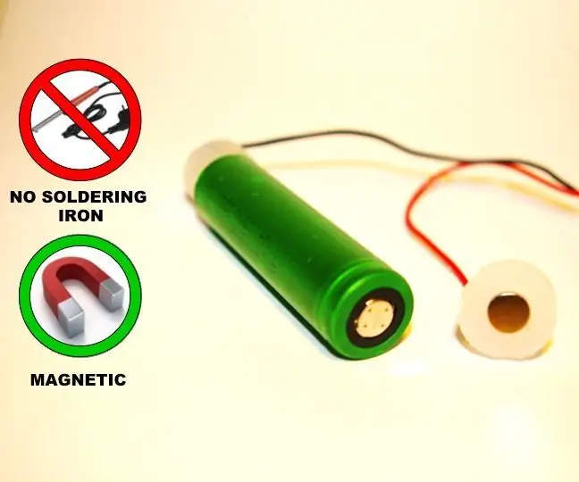 Magnetiske stik til batterier: 5 trin (med billeder)