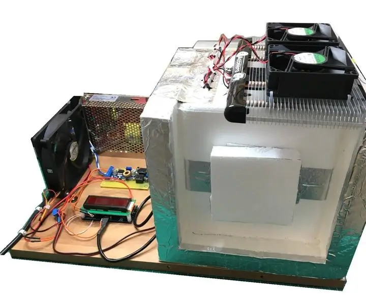 Scatola della camera a temperatura controllata fai-da-te con modulo Peltier TEC: 4 passaggi (con immagini)