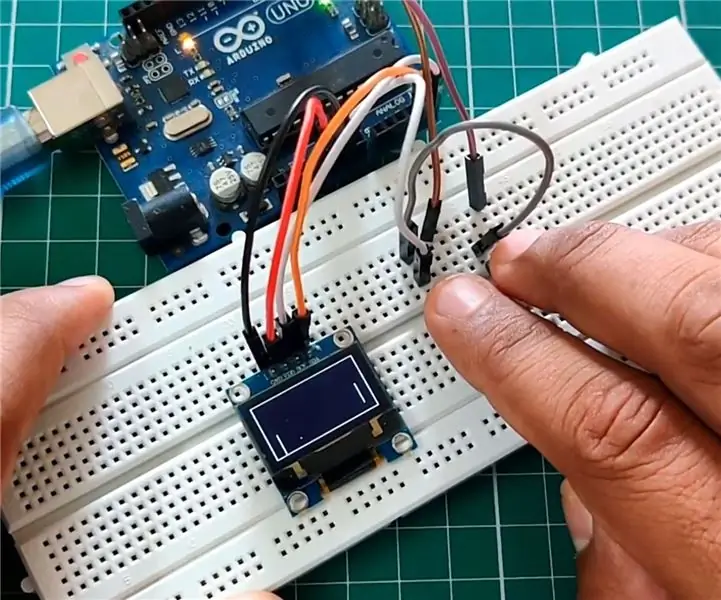 Hrajte hru PONG s displejom Arduino Uno a OLED 0,96 SSD1306: 6 krokov